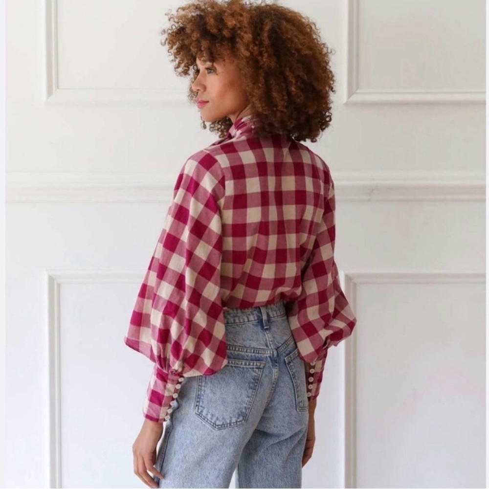 Mille Gigi tie neck blouse